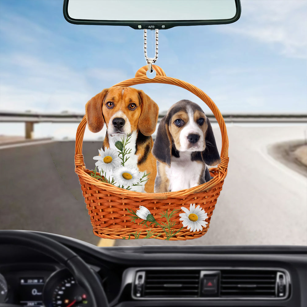 Beagle God'S Present Car Hanging Ornament OO0971