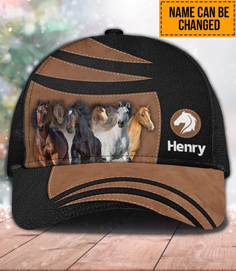 Lasfour 3D All Over Print Baseball Cap Personalized Horses Classic Cap CA0458