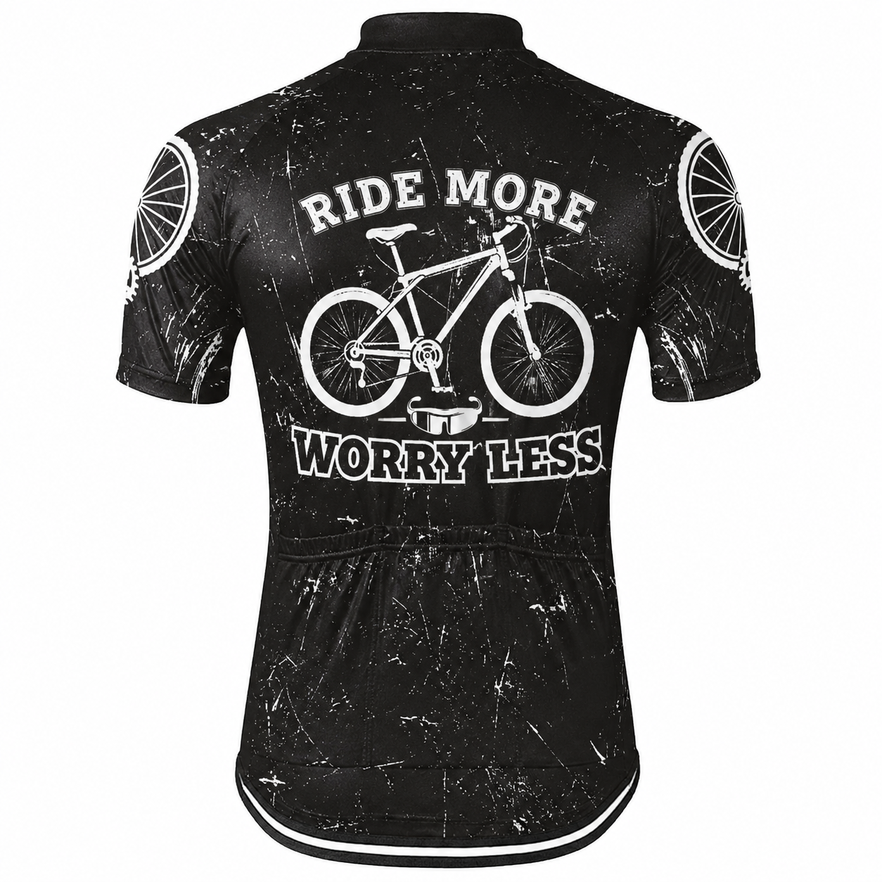 Custom Year Vintage Black Cycling Short Sleeve Men Jersey, Custom Bicyle Cycling Jerseys CG0822