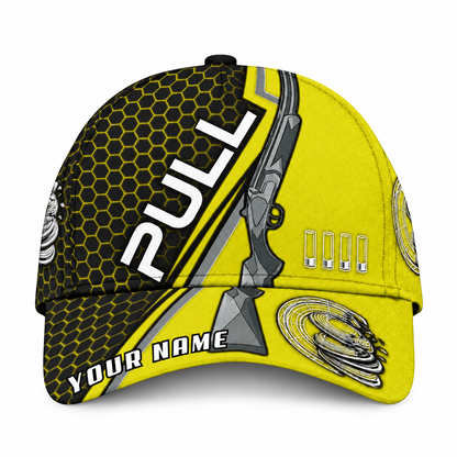 Personalized Clay Shooting 3D Printed Baseball Cap, Custom Shooting Lover Hat CP0745