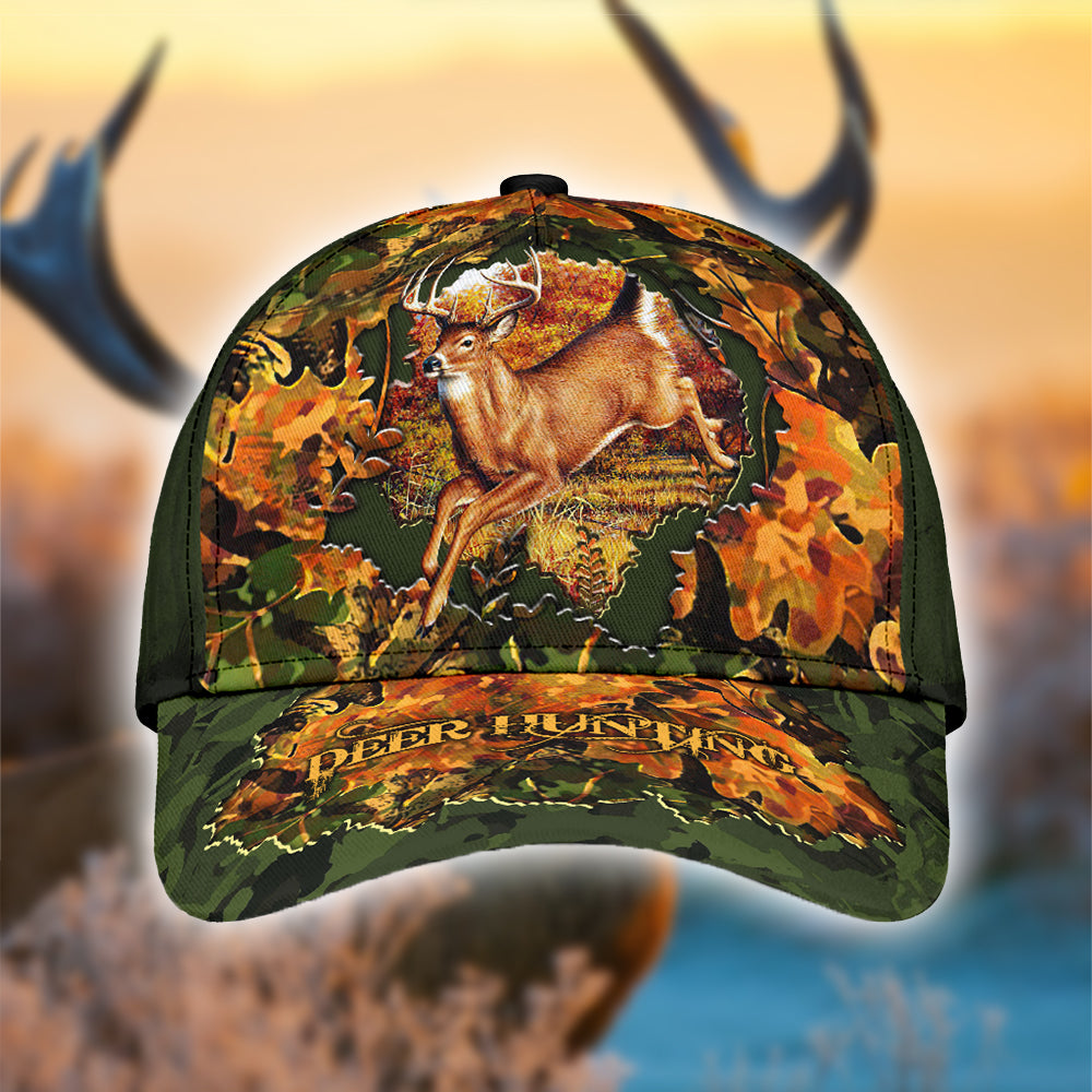 Lasfour 3D All Over Print Baseball Cap Deer Hunting Classic Cap CA0476