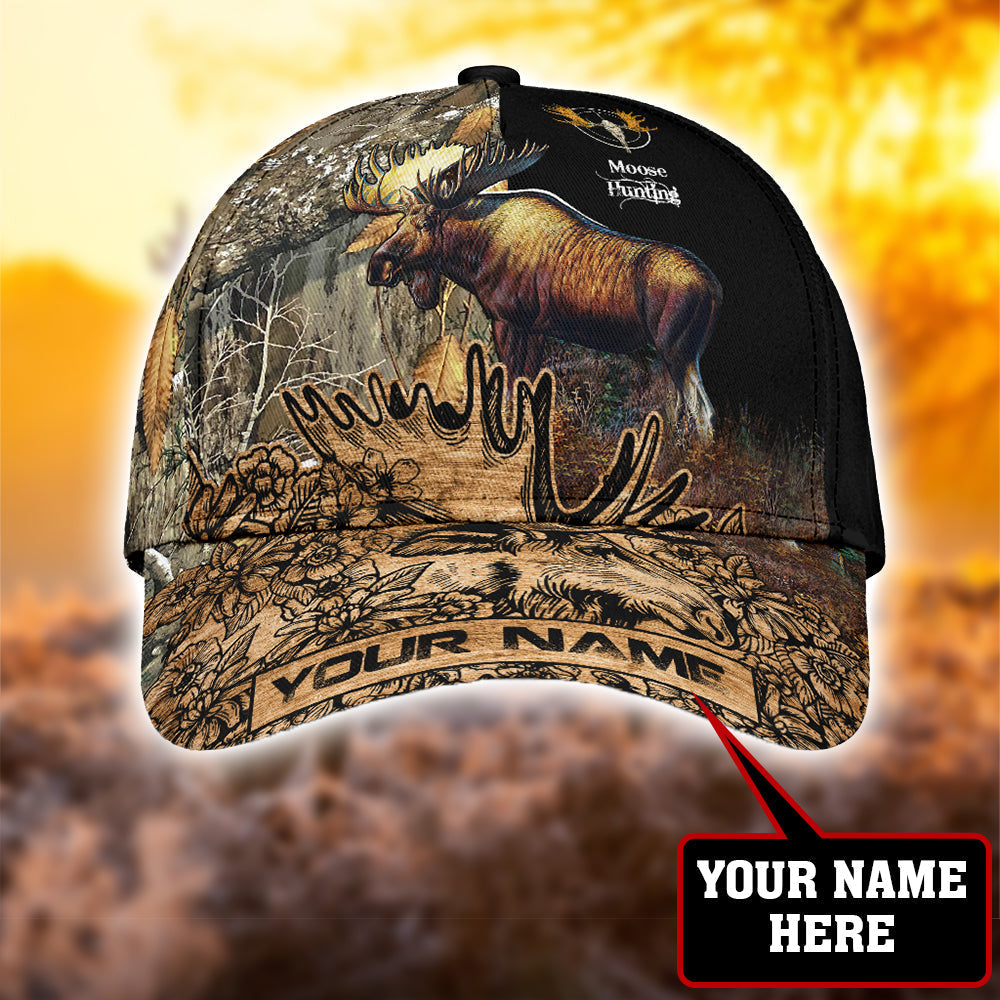 Lasfour 3D All Over Print Baseball Cap Personalized Name Hunting Classic Cap Mouse Hunting CA0479