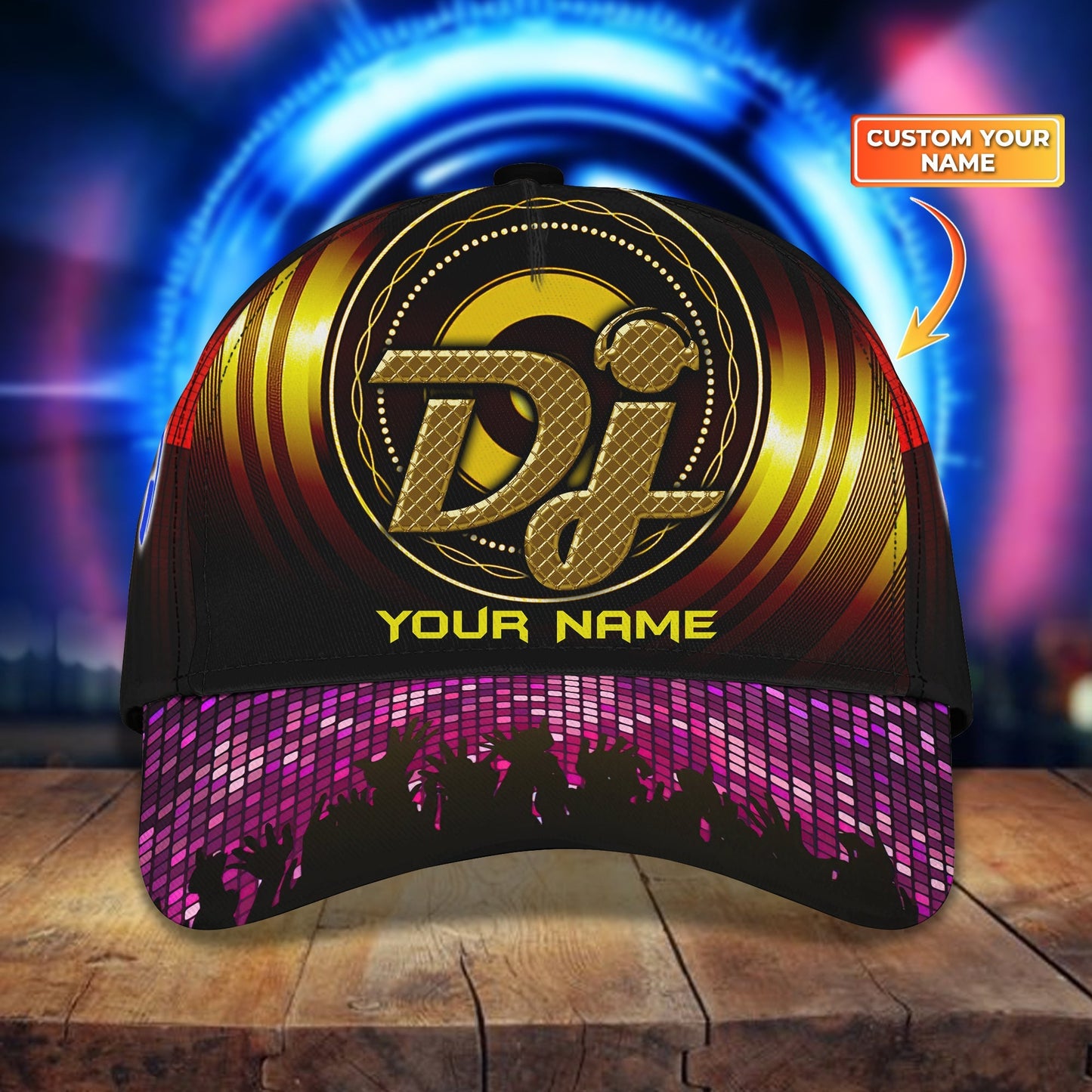 3D Classic Cap Dj Personalized Name 3D Capnama1445 Lasfour CA2339