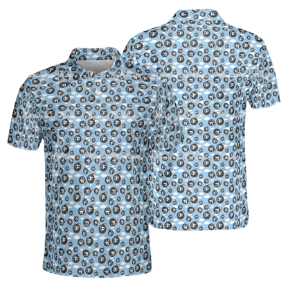 F-bombs Away Golf Polo Shirts For Men, Funny Golf Shirts GE0465