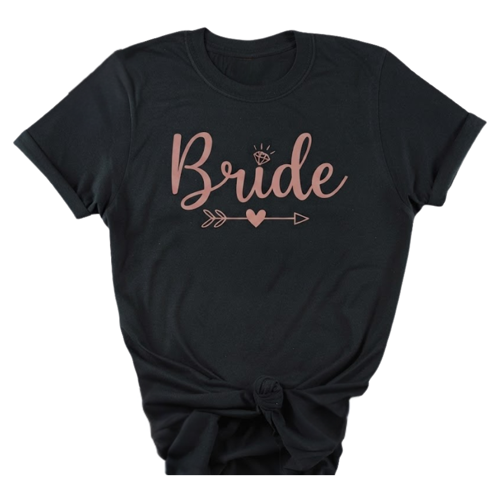 Bride Shower Party Matching T Shirts, Maid Of Honor Team Bride Bride Squad Matching Bridal Party Shirts ET1028