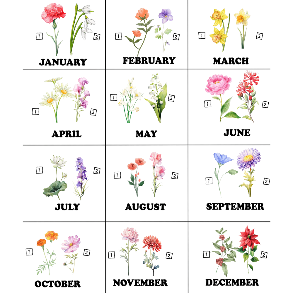 Custom Birth Month Flower Baby Romper Sweatshirt, Custom Name Floral Baby Romper Sweatshirt BB0083