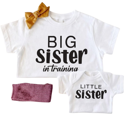 Promoted To Big Sister Matching Sibling T Shirt, Sibling Pregnancy Announcement Matching Shirts ET1257