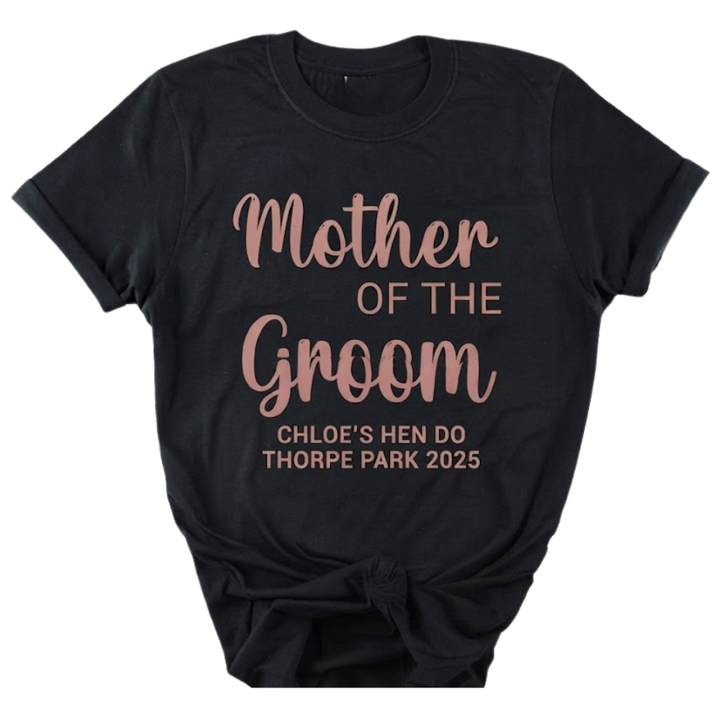 Team Bride Maid Of Honor Mother Of The Bride Matching T Shirts, Bridal Shower Party Matching Shirts ET1027