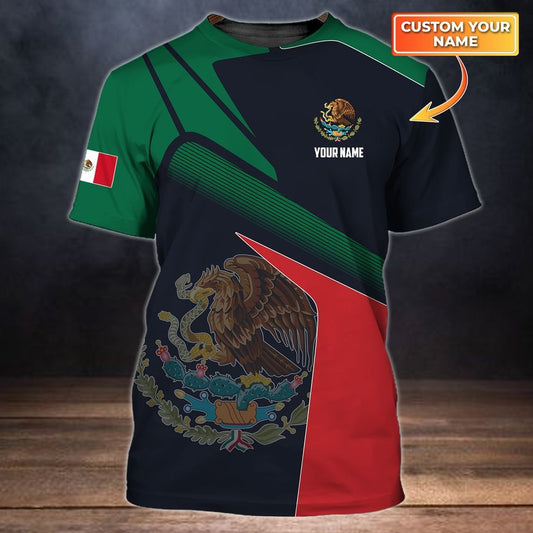 Personalized 3D Full Printed Mexico T Shirt, Mexican Shirt For Man, Womens Mexico Shirt TO0767
