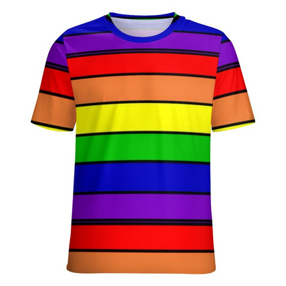 Pride Rainbow 3D Shirts For Lesbian, Gaymer Rainbow T Shirt 3D, Lgbtq Pride Month 3D Shirt LO0918