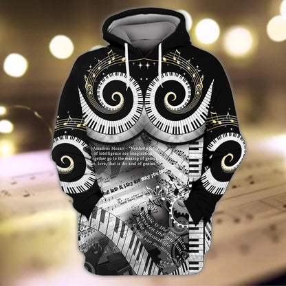 3D Full Printed Piano Shirts Men Women Pianist 3D Tshirt Gift To Piano Lovers TO1869