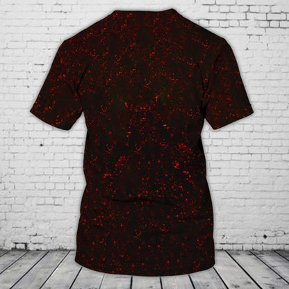 Guitar Color Art 3D Tshirt, Colorfull 3D Guitar Shirt For Men And Women, Guitar Lover Shirts TO0813