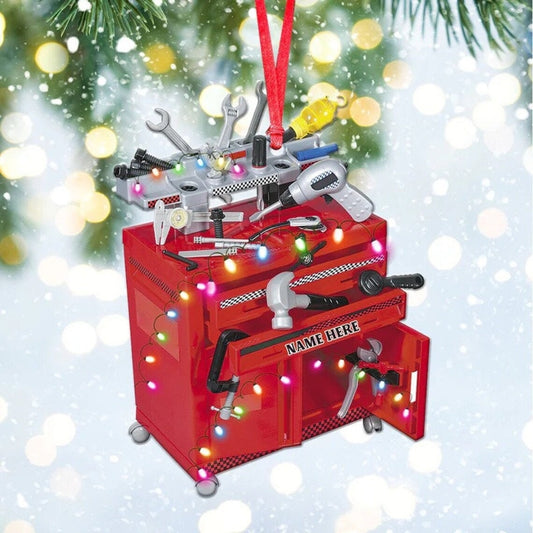 Racing Repair Tools Ornament Personalized Racer Christmas Ornament, Car Racer Ornament, Christmas Gift For Car Racer OO1594