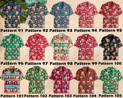 Custom Faces Christmas Hawaiian Shirt For Men Women, Custom Photo Christmas Hawaiian Shirt HE0840