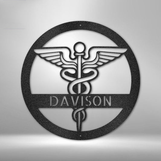 Personalized Nurse Metal Wall Art, Medic Sign, Have Led RGB Light, Gift For Nurse Doctor, Home Wall Decoration CN2603