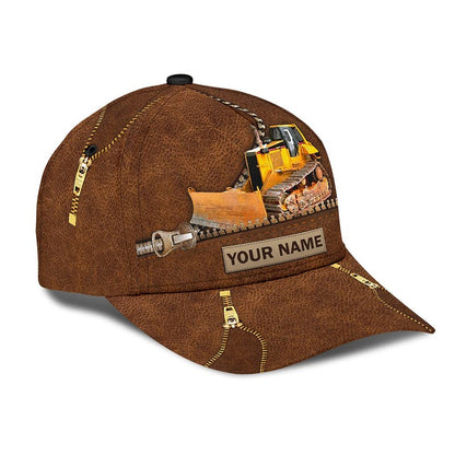 Custom Personalized Bulldozer Cap for Men, Bulldozer Classic Cap CA0280