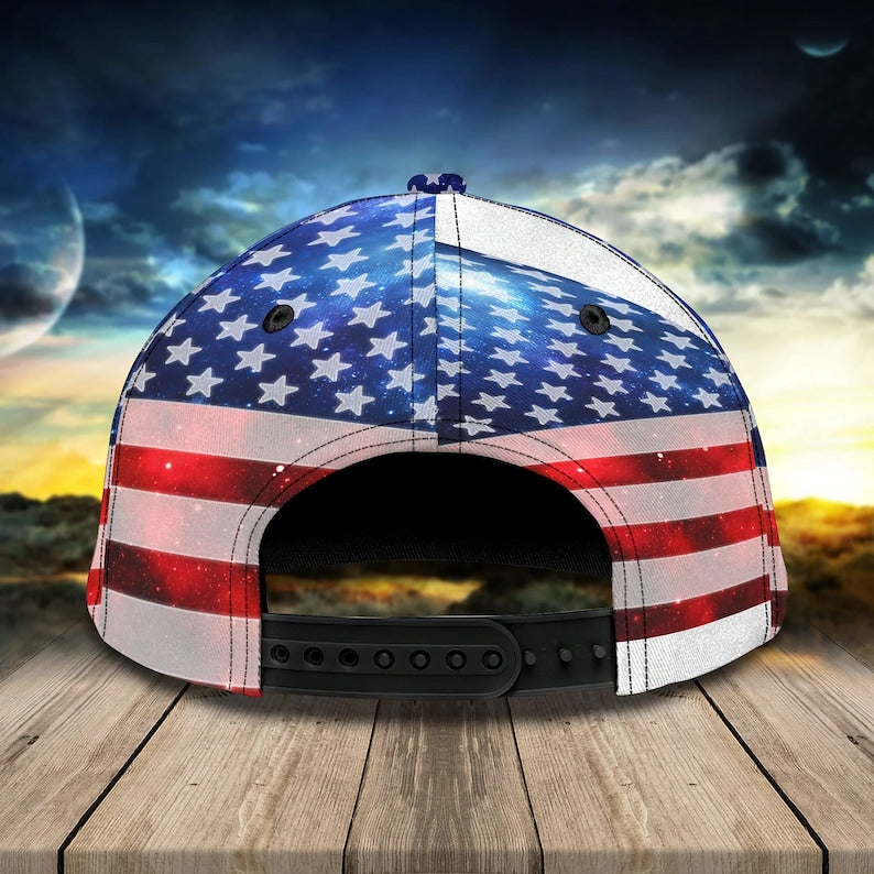 Personalized Trucker Crack American Flag Baseball Cap, Gift For Truck Driver CA0281