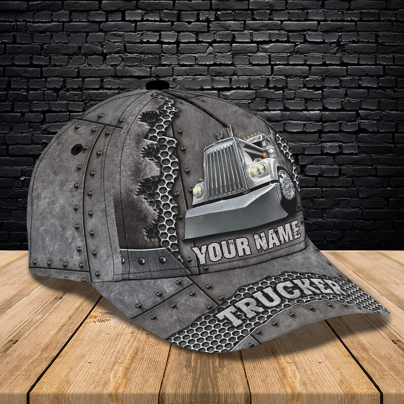 Custom Personalized Baseball Cap, Truck Driver 3D Cap, Trucker Baseball Cap Gift for Trucker Driver CA0027