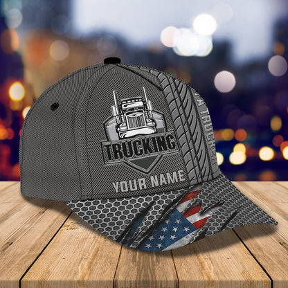 Personalized Truck Driver Snapback Cap, Trucker 3D Cap Gift for Driver Trucker Friends CA0028