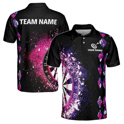 Custom Dart Polo Shirts For Men, Custom Dart Team Shirts, Custom Dart Shirts ET0009