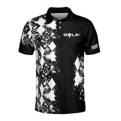 Custom I Like Big Putts And I Cannot Lie Golf Polo Shirts For Men, Custom Funny Golf Shirts GE0028