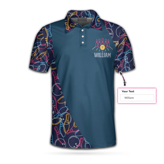 Custom Bowling Polo Shirts Men Women BO0288