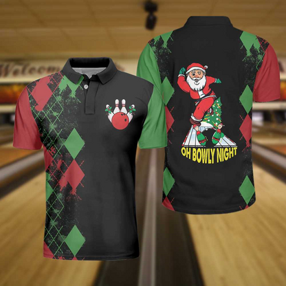 Custom Bowling Polo Shirts Men Women BO0289