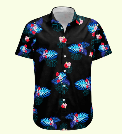 Custom Face Funny Photo Tropical Hibiscus Aloha For Dogs, Cats Lovers - Custom Photo Hawaiian Shirts HA0035