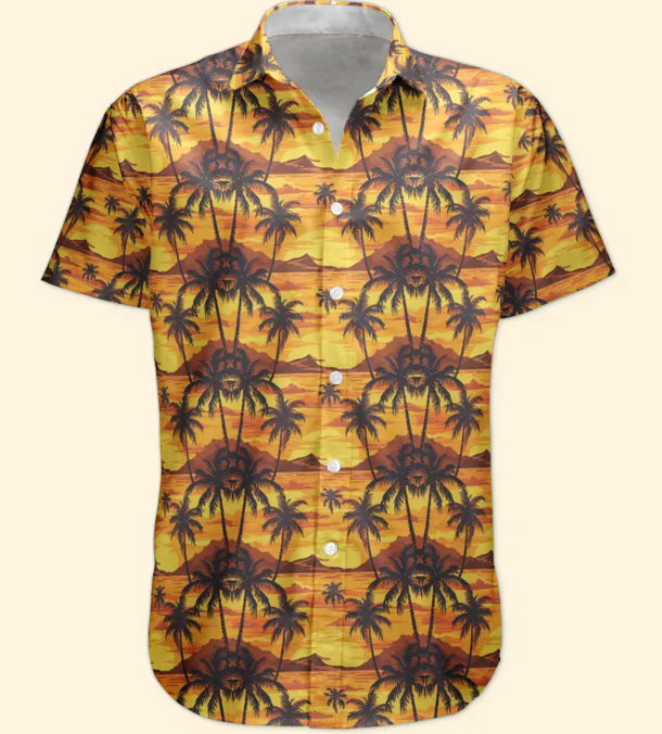 Custom Funny Photo Hawaii Floral Beach Men Husband - Custom Photo Hawaiian Shirt HA0109