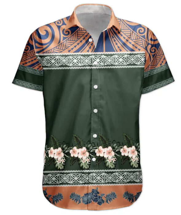 Hibiscus Tropical Aloha Shirts Photo Gift For Family - Custom Photo Hawaiian Shirts HA0113