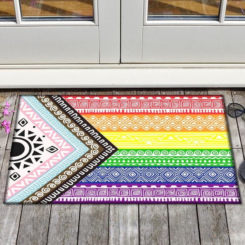 Lgbt Pride Demisexual Doormat, Lbgt Family Welcome Home Doormat, Pride Mat LO1311