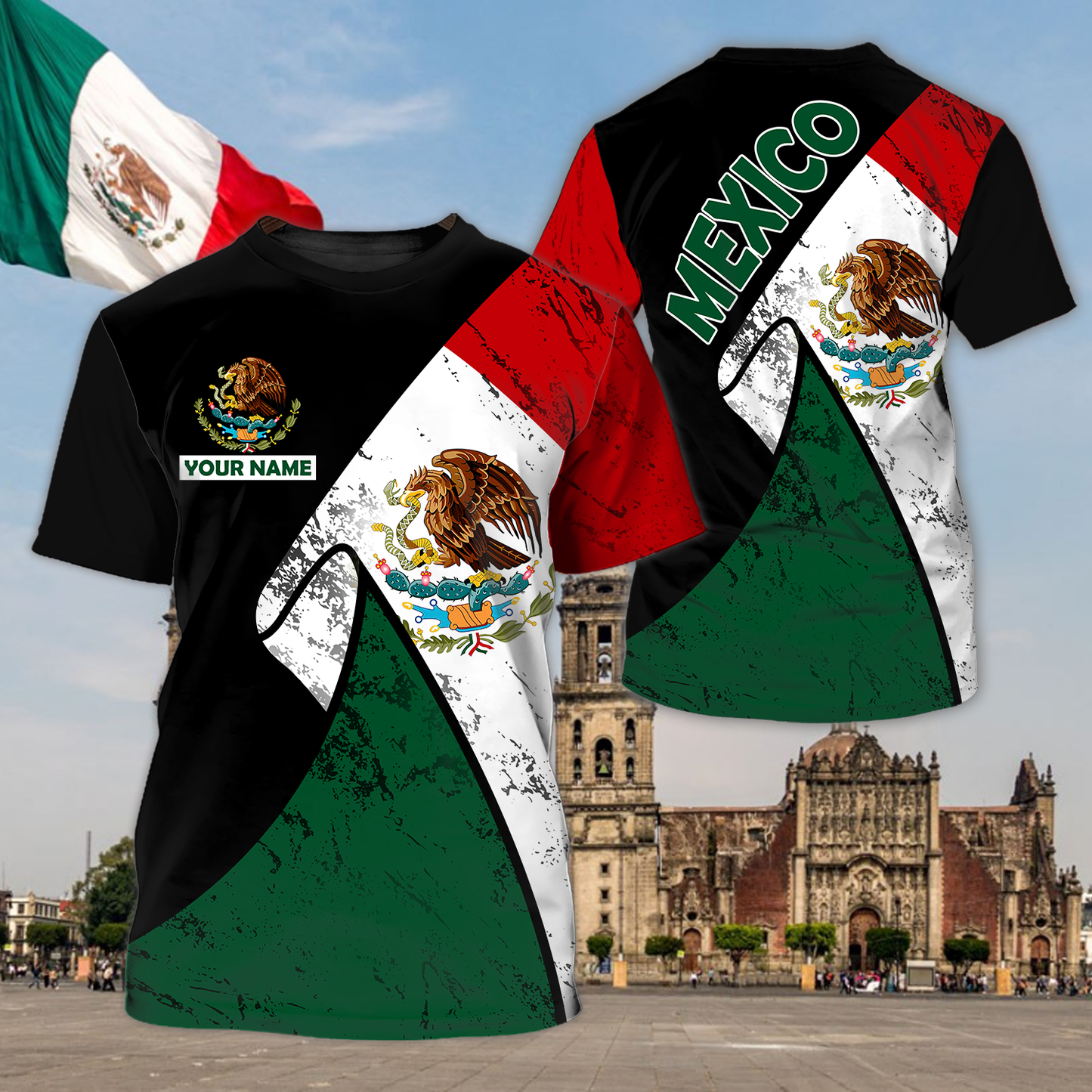 Personalized 3D all over print mexico shirt, Mexico t shirt, Mexico Shirts TO0828