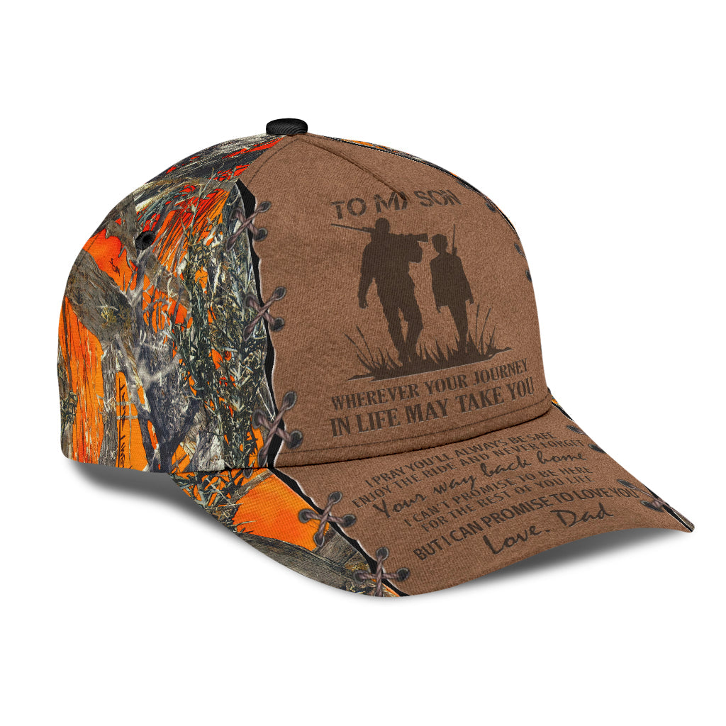 Lasfour 3D All Over Print Baseball Cap Hunting To My Son Classic Cap CA0483