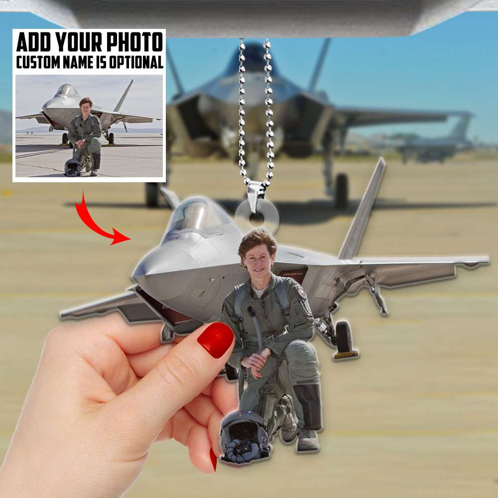 Air Force Ornament - Custom Photo Ornament - Car Decoration Gift OO1645