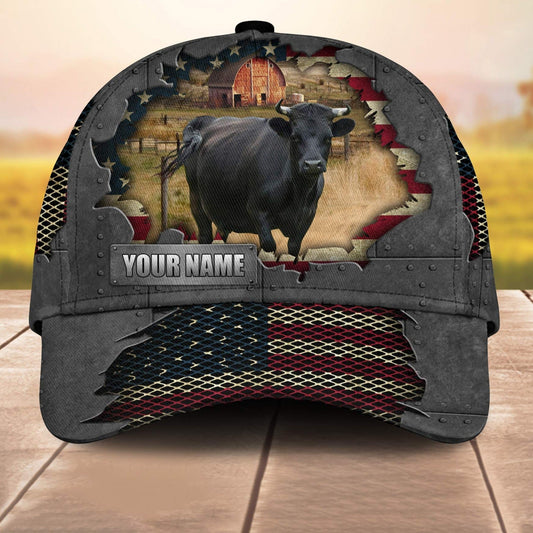 Dexter Customized Name Us Flag Net 3D Cap 3D All Over Print Baseball Cap, Cap For Farm Lovers, Animal Cap, Leather Pattern Cap CA3113