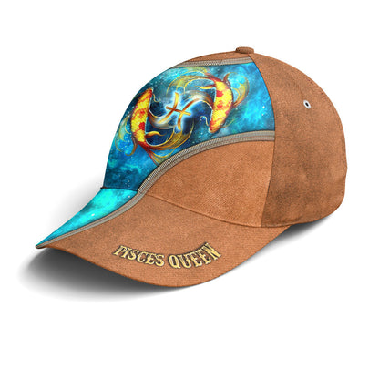 Baseball Cap For Pisces Queen Classic Leather Lasfour CO0745