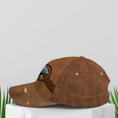 Classic Leather Style Dolphin Baseball Cap Lasfour CO0953