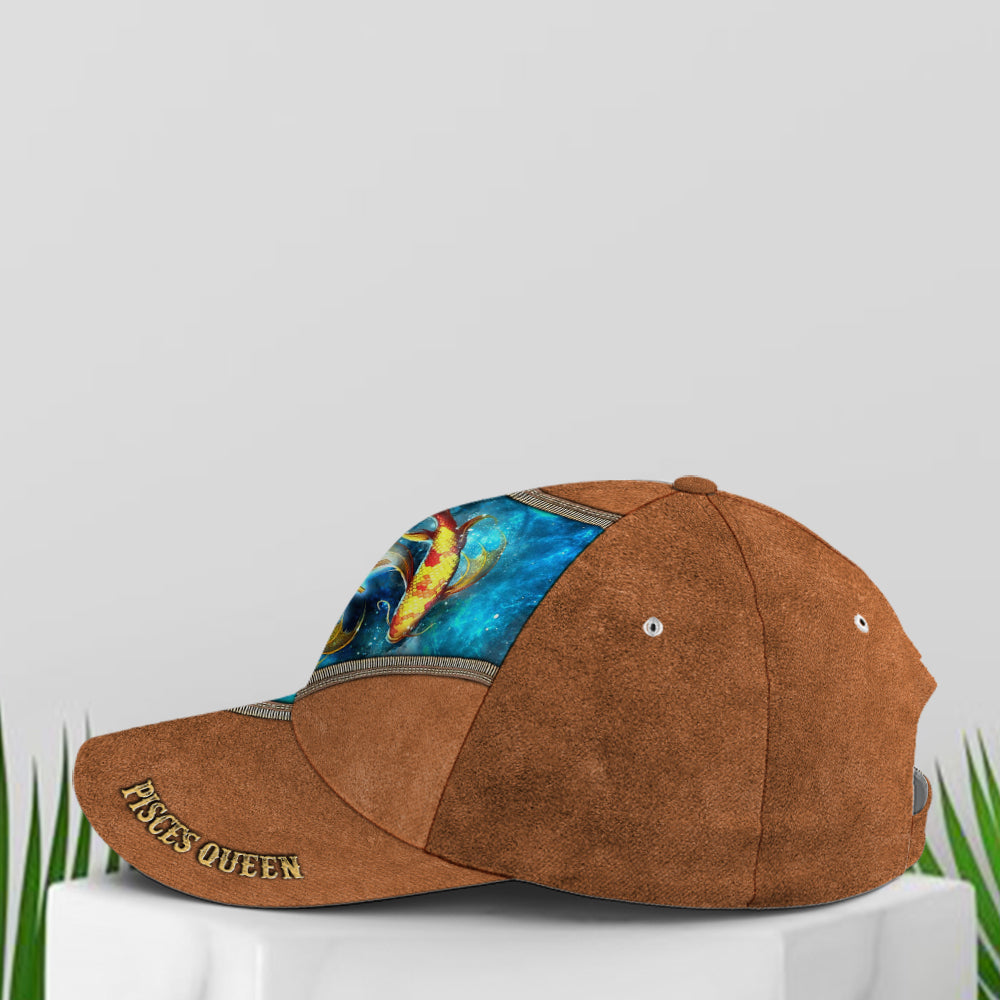 Baseball Cap For Pisces Queen Classic Leather Lasfour CO0745