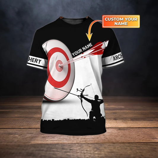 Custom 3D Archery Player Shirts Men Archery T Shirt Best Gift For Archery Men Women TO1224