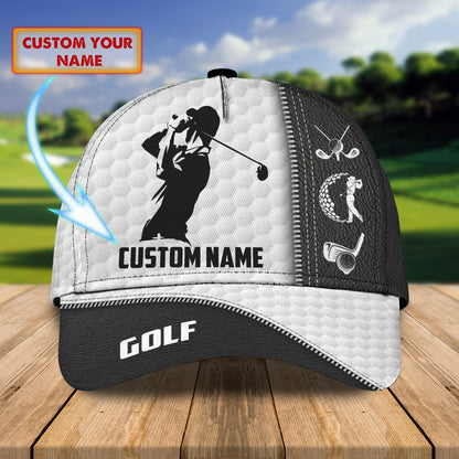 3D Classic Cap Golf 2 Personalized Name Cap Lasfour CA2182
