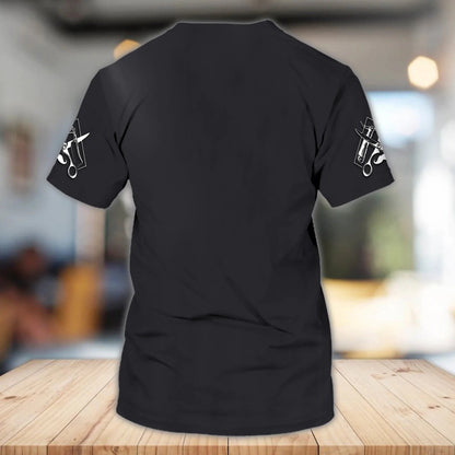 Custom Barber Tshirt Men Women, Unisex Premium Shirt Uniform For Barber Shop TO1944