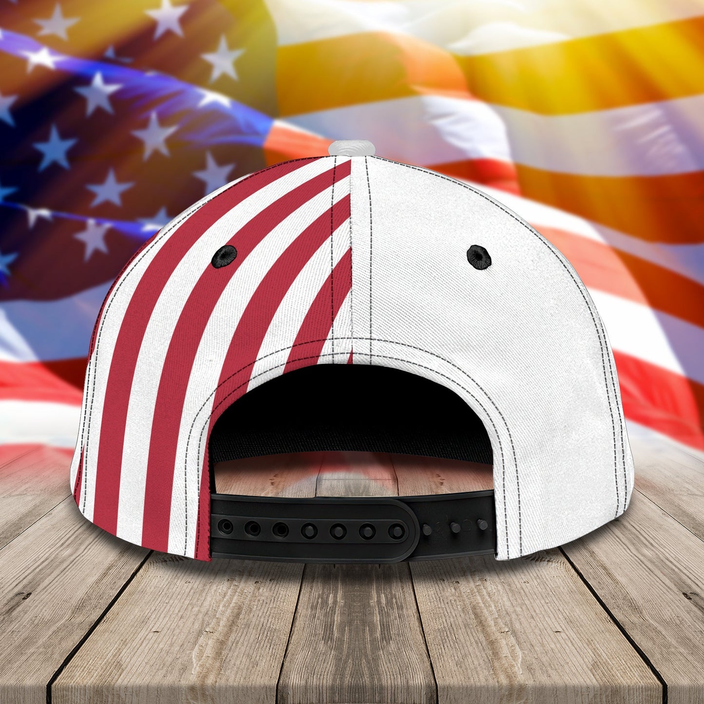 3D Classic Cap Personalized Name Cap Veteran Lasfour CA0745