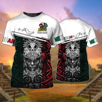 Customized with Name Aztec Shirt, Mexico Aztec t shirt, Aztec Lover Gifts TO0838