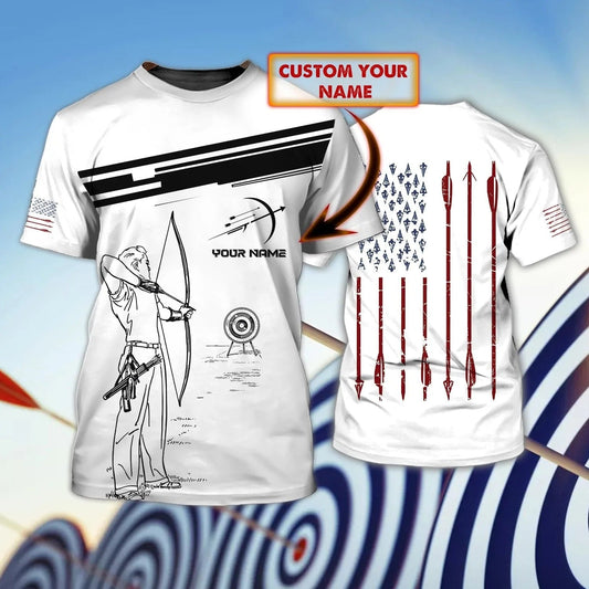 Customized 3D Archery T Shirt Lasfour Unisex Men Women Archery Shirts Gift For Archery Lovers TO1221