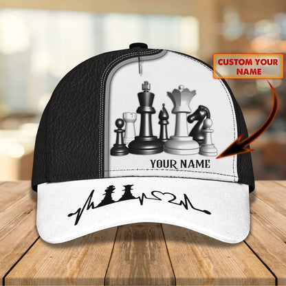 3D Classic Cap Chess Personalized Name Cap Nama145 Lasfour CA2090