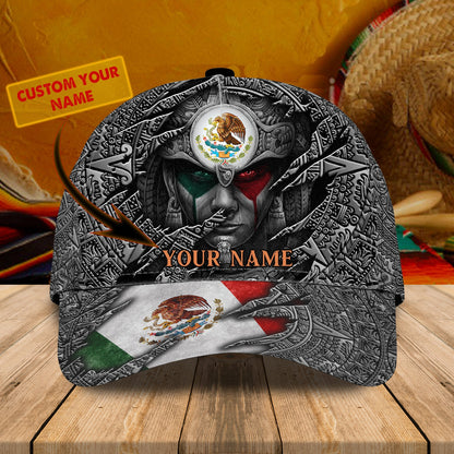 3D Classic Cap Mexico Personalized Name Cap Lasfour CA1102