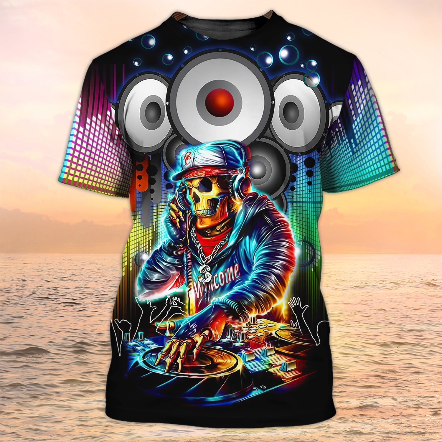 3D DJ T Shirt Men Women Night Club Dj Uniform Shirts Relax The DJ Here ...