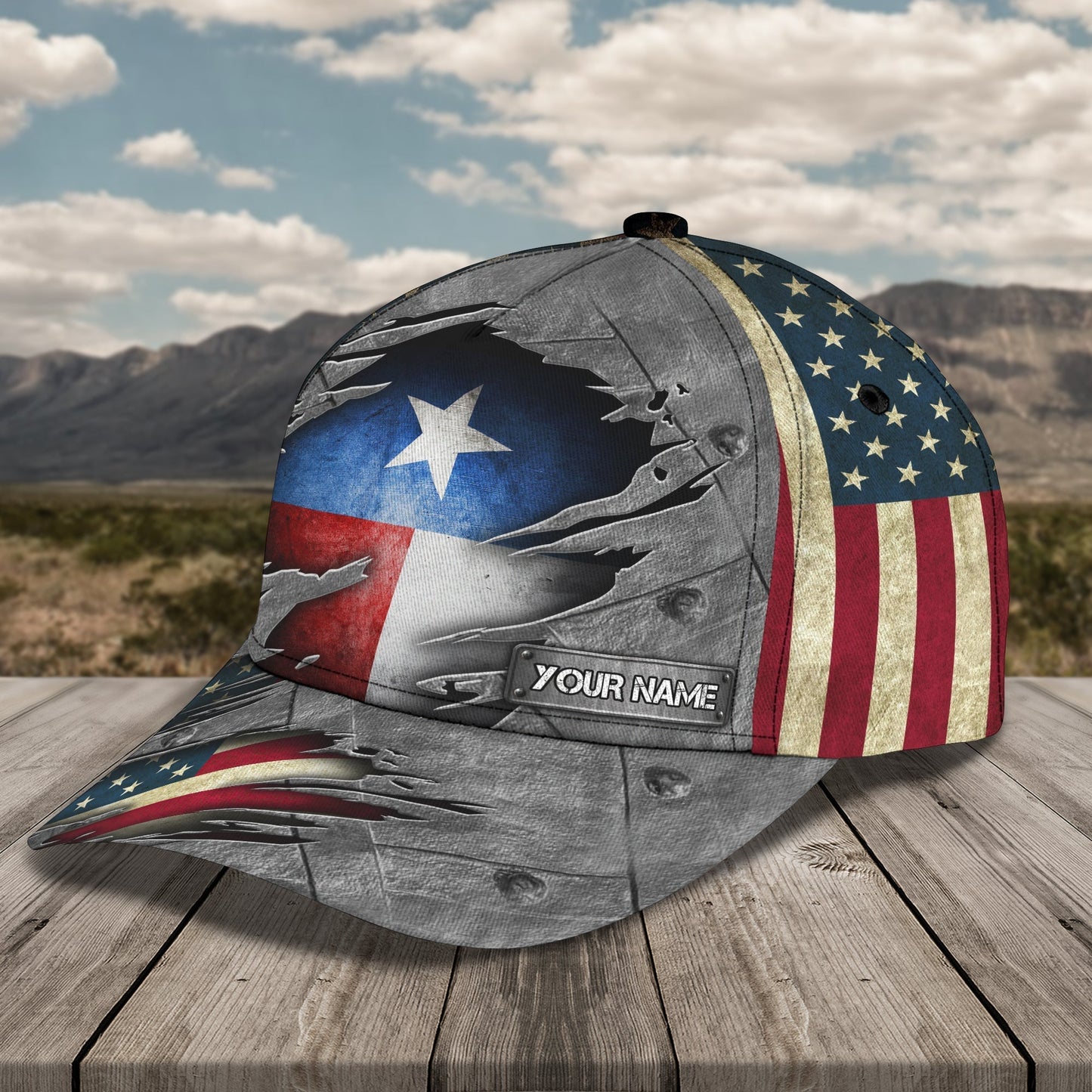 3D Classic Cap Texas A Personalized Classic Cap Lasfour CA2096