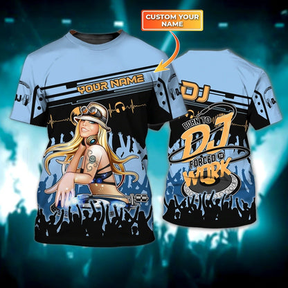 Custom 3D Full Print Dj Tee Shirt For Deezay Musican Lovers, Djing Is Not A Fad, Djing Is A Culture Shirts TO0043