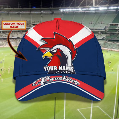 3D Classic Cap Roosters Personalized Name Cap Lasfour CA1730